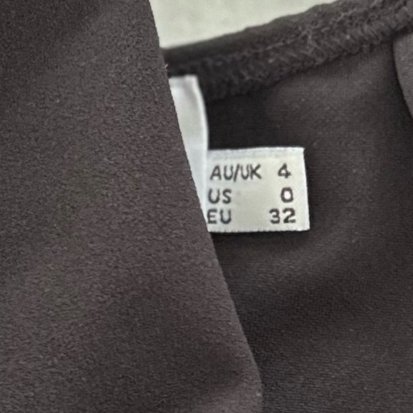 Princess Polly Grayson Strapless Cut Out Waist Mini Dress, Black US 0 AU 4 - Picture 5 of 8